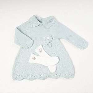 Baby Girl Knit Dress Outfit | Camelia Flower Baby Girl Clothing